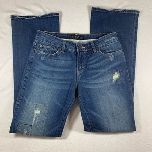 Levi’s Bootcut Patchwork Jeans 555